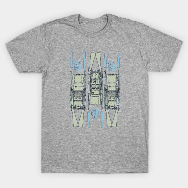 J.F.K Dallas Schematic T-Shirt by SimonTedder